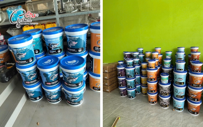 Sơn GAMA đa dạng các loại sơn và đa dạng màu sắc