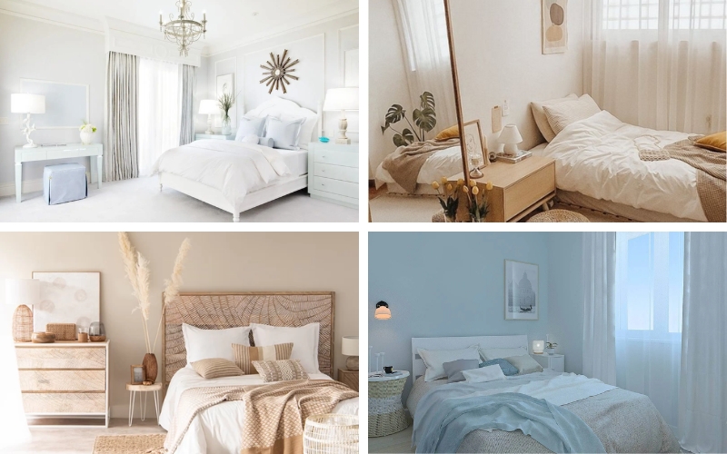 Nên ưu tiên gam màu sáng để giúp không gian rộng rãi hơn