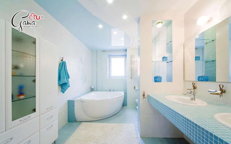 Màu sơn cho phòng tắm