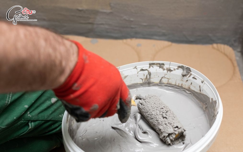 Cách pha sơn chống thấm với xi măng