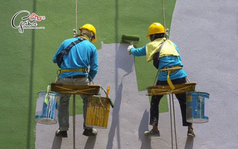 Tại sao không nên dùng sơn nội thất cho ngoài trời