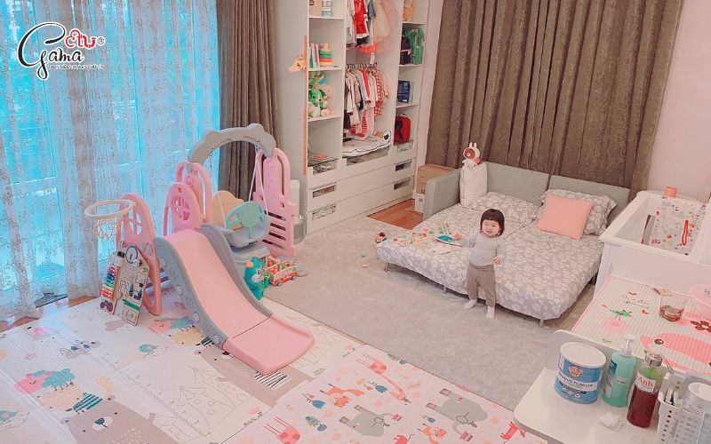 Màu sắc phòng ngủ có thể ảnh hưởng đến cảm xúc của bé