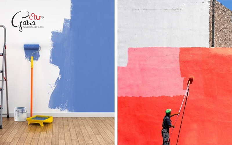 So sánh chi tiết giữa sơn nội thất và sơn ngoại thất