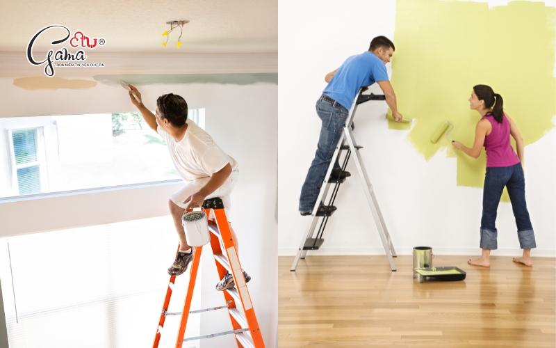 Những sai lầm khi thi công sơn nước