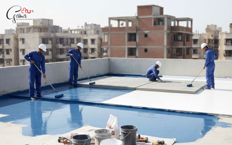 Ứng dụng của sơn chống thấm 2 thành phầm