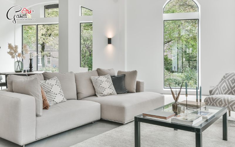 Tone trắng ghi sang trọng