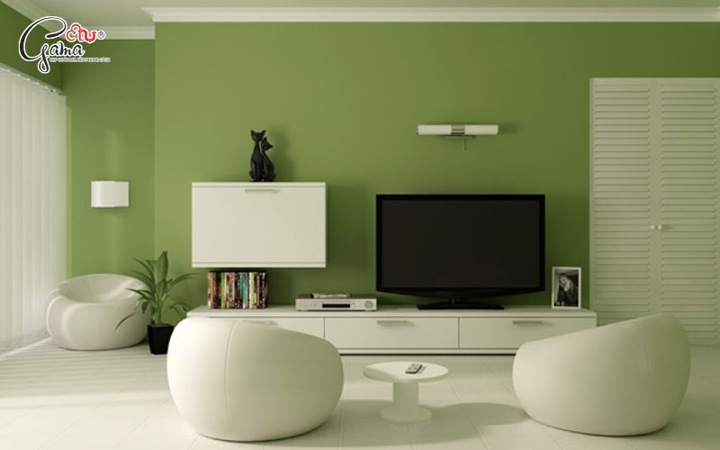 Xanh lá trắng tươi mới