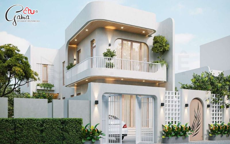 Phối màu sơn cho nhà cấp 4