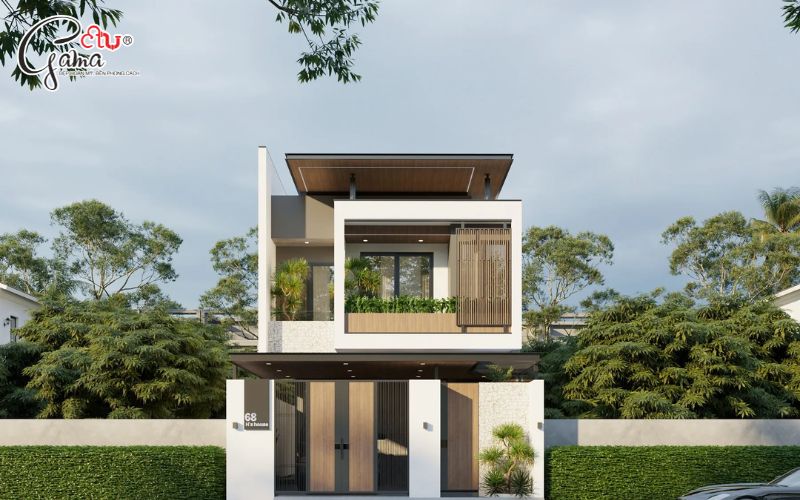 Phối màu sơn cho nhà phố hiện đại