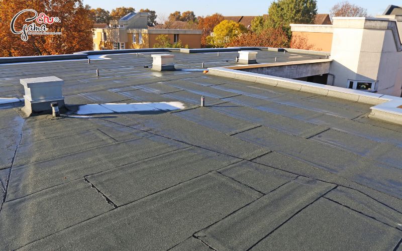 Sân thượng và mái bê tông