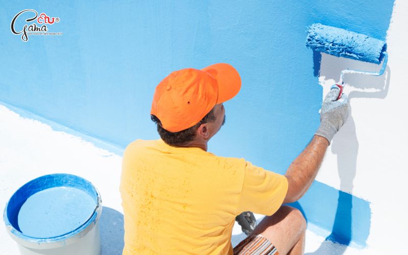 Sơn chống thấm màu xanh là gì?