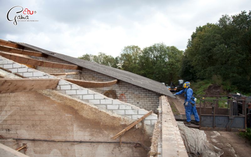 Sân thượng và mái bê tông