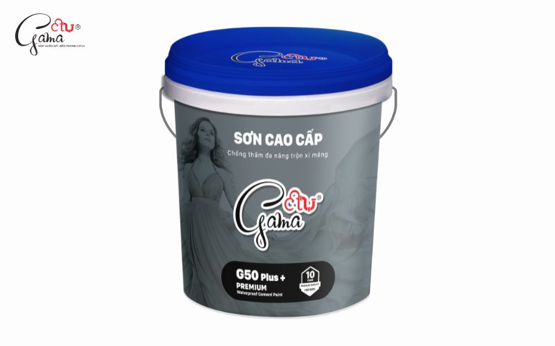 Sơn chống thấm cao cấp đa năng trộn xi măng GAMA G50