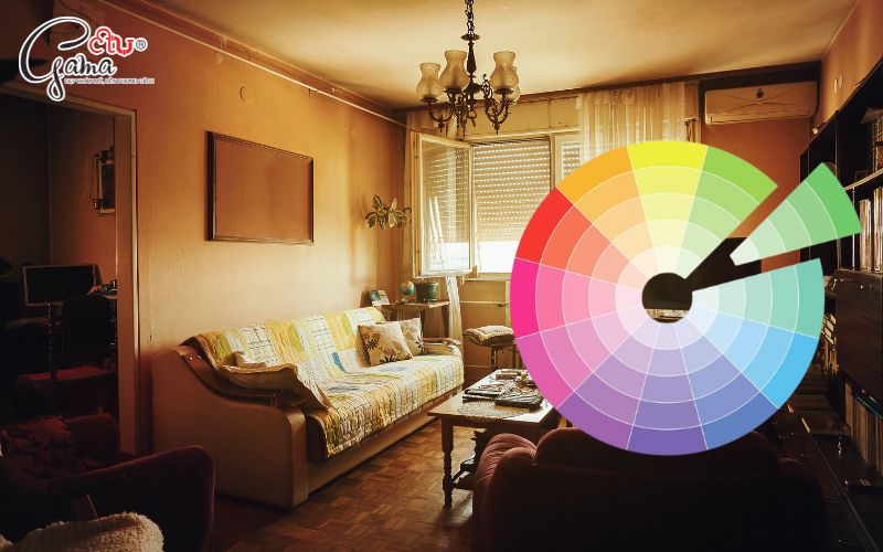 Nguyên tắc phối màu cho nhà cũ