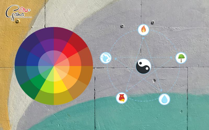 Theo màu sắc phù hợp phong thủy và cảm xúc
