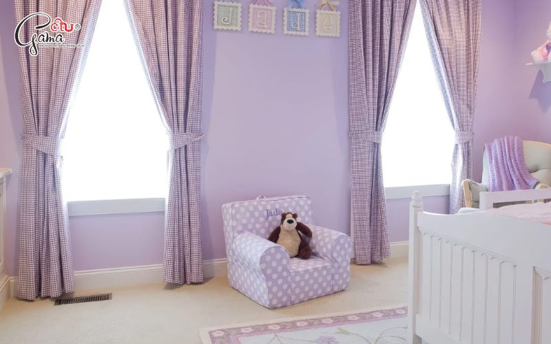 Màu nhẹ nhàng cho phòng trẻ em