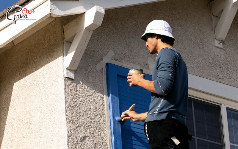 Ứng dụng sơn chống thấm gốc nước ngoài nhà