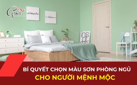 Màu sơn phòng ngủ cho người mệnh mộc