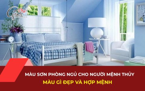 Màu sơn phòng ngủ cho người mệnh thủy