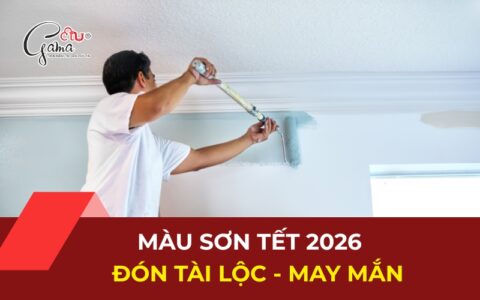Màu sơn Tết 2026, đón tài lộc, may mắn