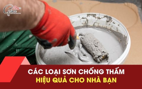 Các loại sơn chống thấm