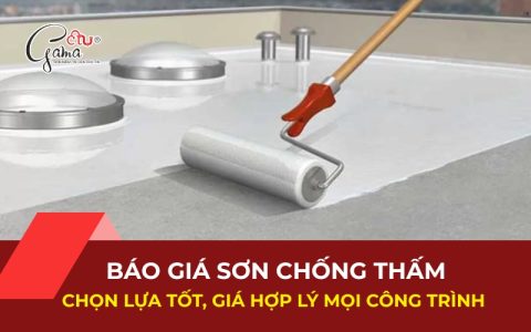 Báo giá sơn chống thấm, lựa chọn tốt giá hợp lý mọi công trình