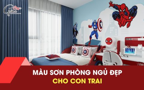 Màu Sơn Phòng Ngủ Đẹp Cho Con Trai