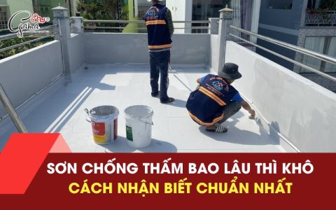 Sơn chống thấm bao lâu thì khô?