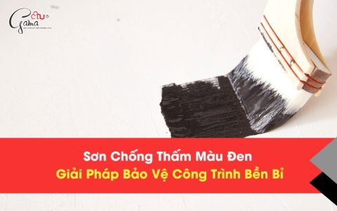 Sơn Chống Thấm Màu Đen Giải Pháp Bảo Vệ Công Trình Bền Bỉ