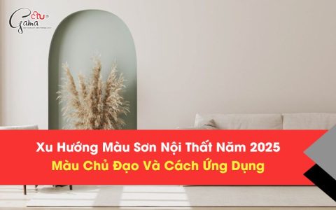 Xu Hướng Màu Sơn Nội Thất Năm 2025
